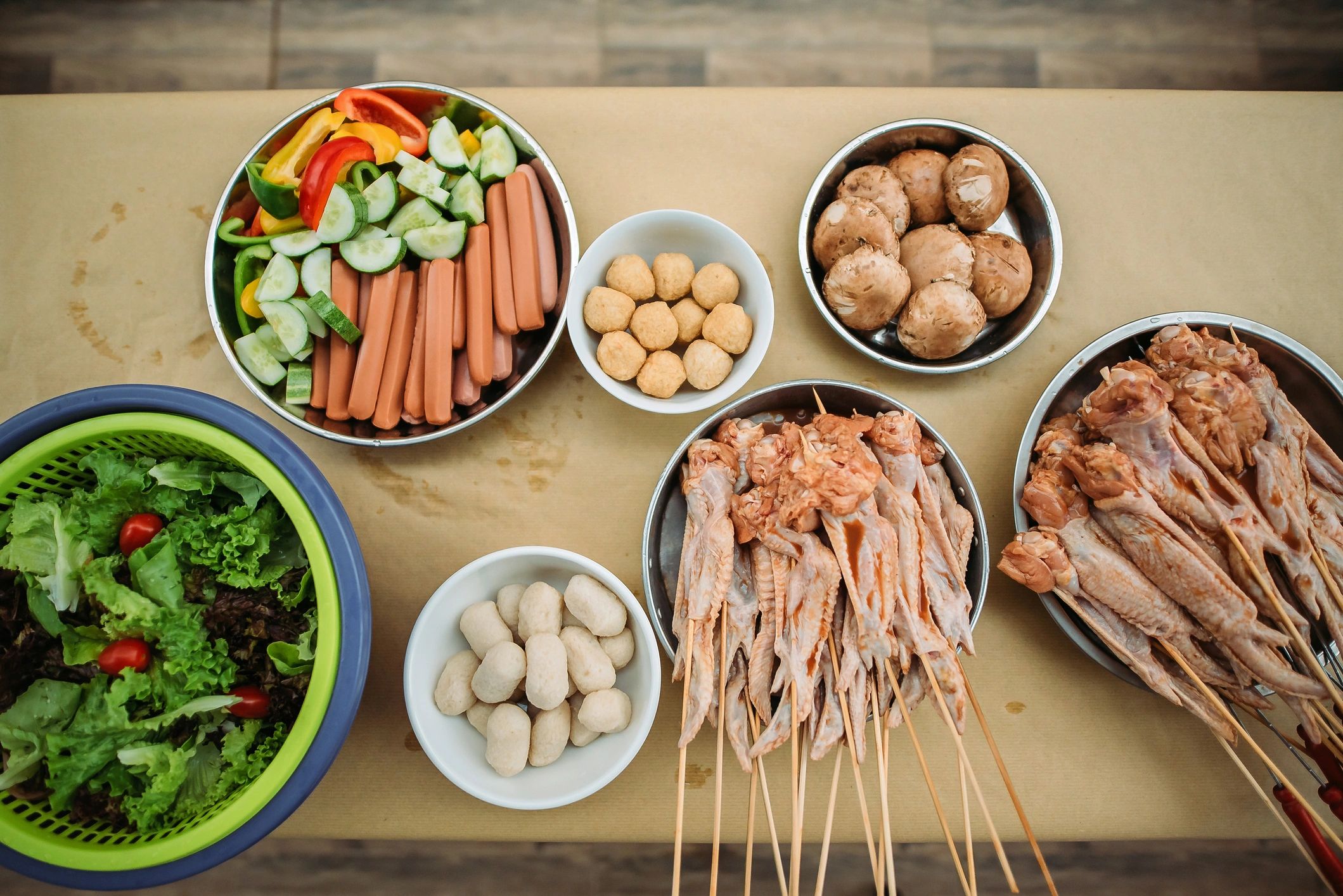 Savory Filipino-style meal spread