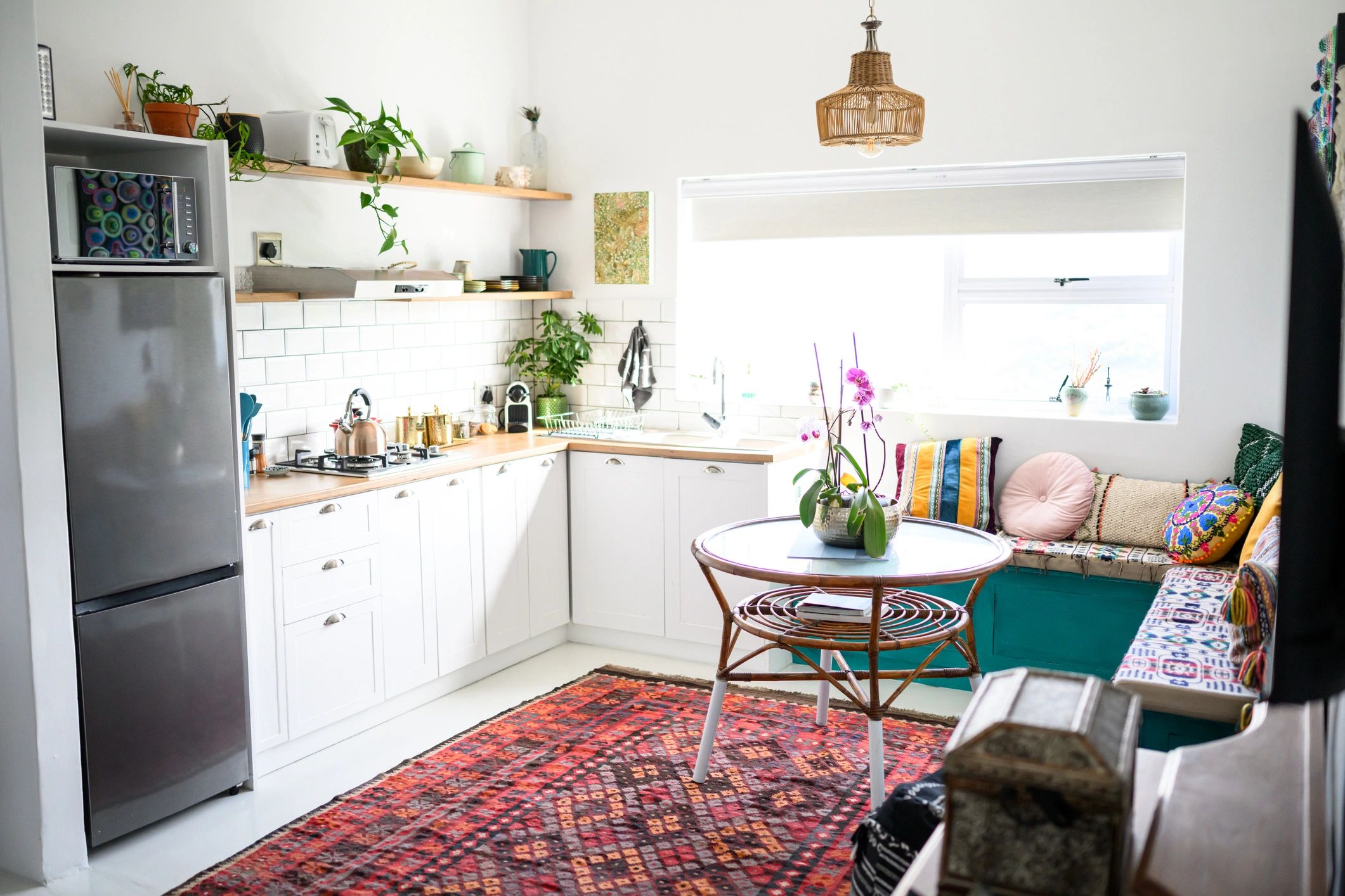 Warm homestead kitchen interior